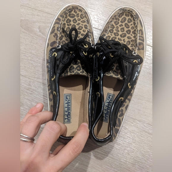 Leopard print Sperrys - Picture 3 of 6